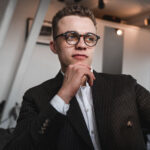 Hipster blue light brille med styrke