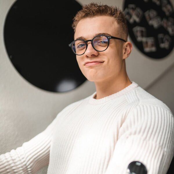Hipster blue light brille med styrke