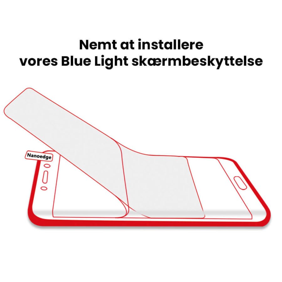 Blue Light Skærmbeskyttelse smartphone fra Beskyt Dit Syn 1