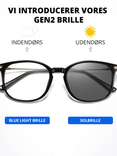 GEN2 Blue Light Briller & Solbriller Square 8